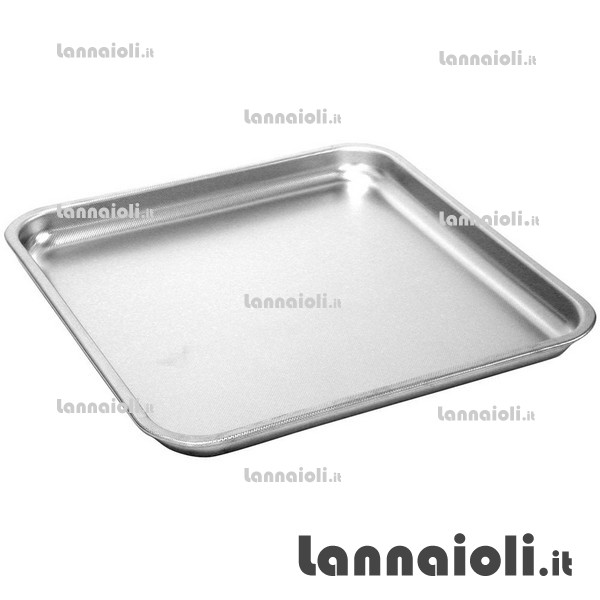 TEGLIA PIZZA INOX CM.32X32 steel pan