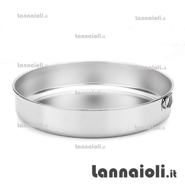 TORTIERA INOX-ANTIAD.CM.36 steel pan
