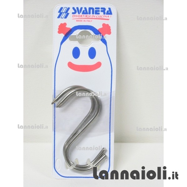 GANCI INOX CM.6 PZ.3 ART. 8792 svanera