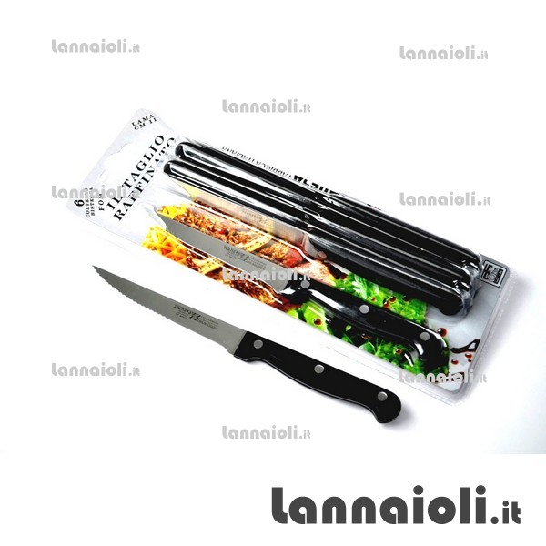 COLTELLI BISTECCA PZ.6 INTERO BULLONATO svanera