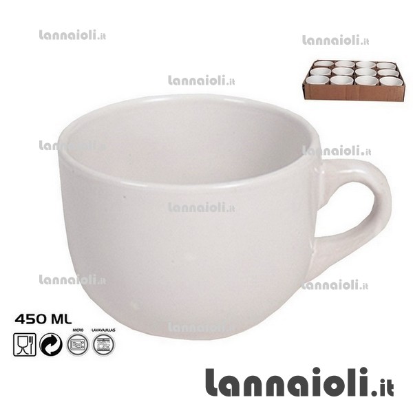 TAZZA LATTE 450 ML BIANCA TAZZA LATTE 450 ML BIANCA