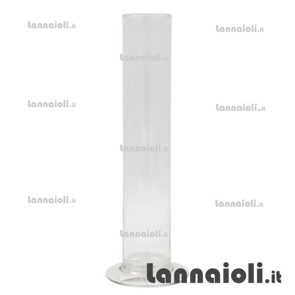 VASO VETRO MONOFIORE H30  VASO VETRO MONOFIORE H30