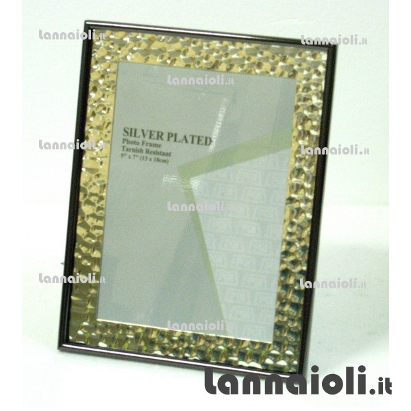 PORTAFOTO SILVER MARTELLATO CM.13X18 PORTAFOTO SILVER MARTELLATO CM.13X18